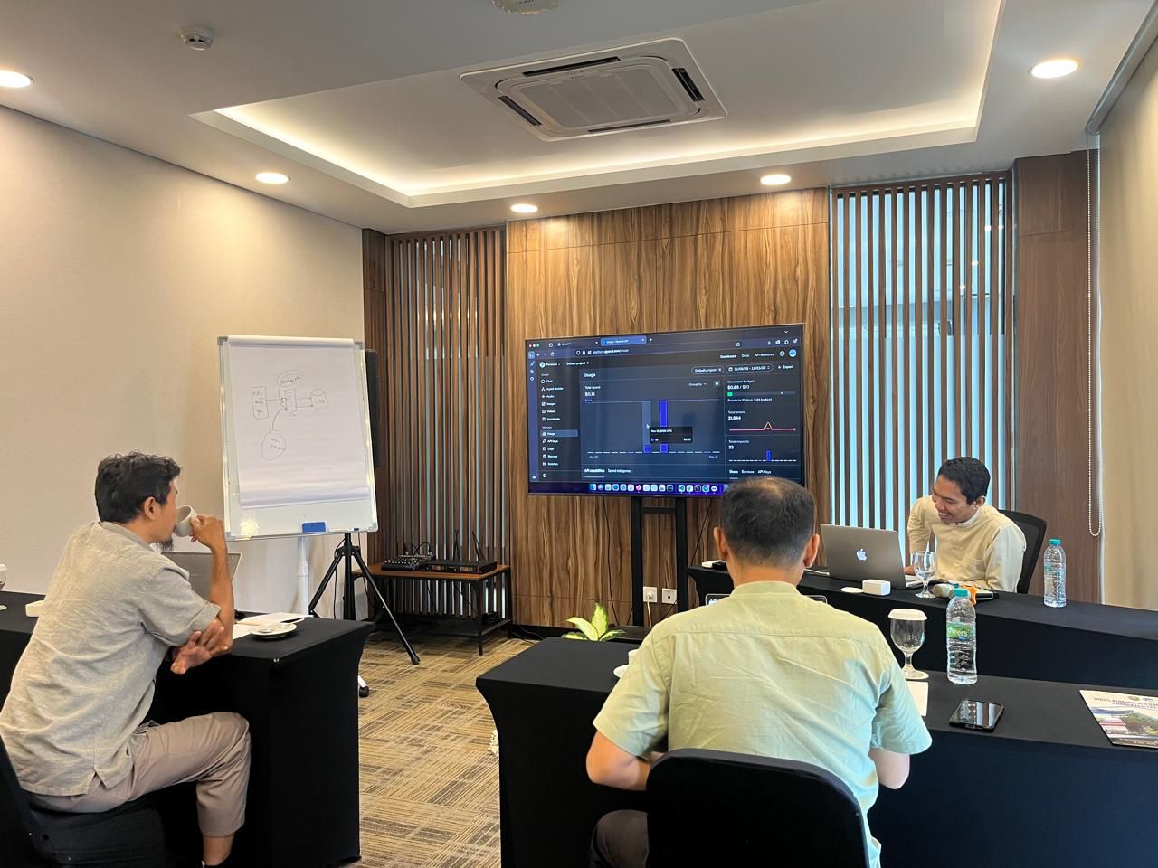 Tim Jagaweb ITERA saat melakukan assessment keamanan